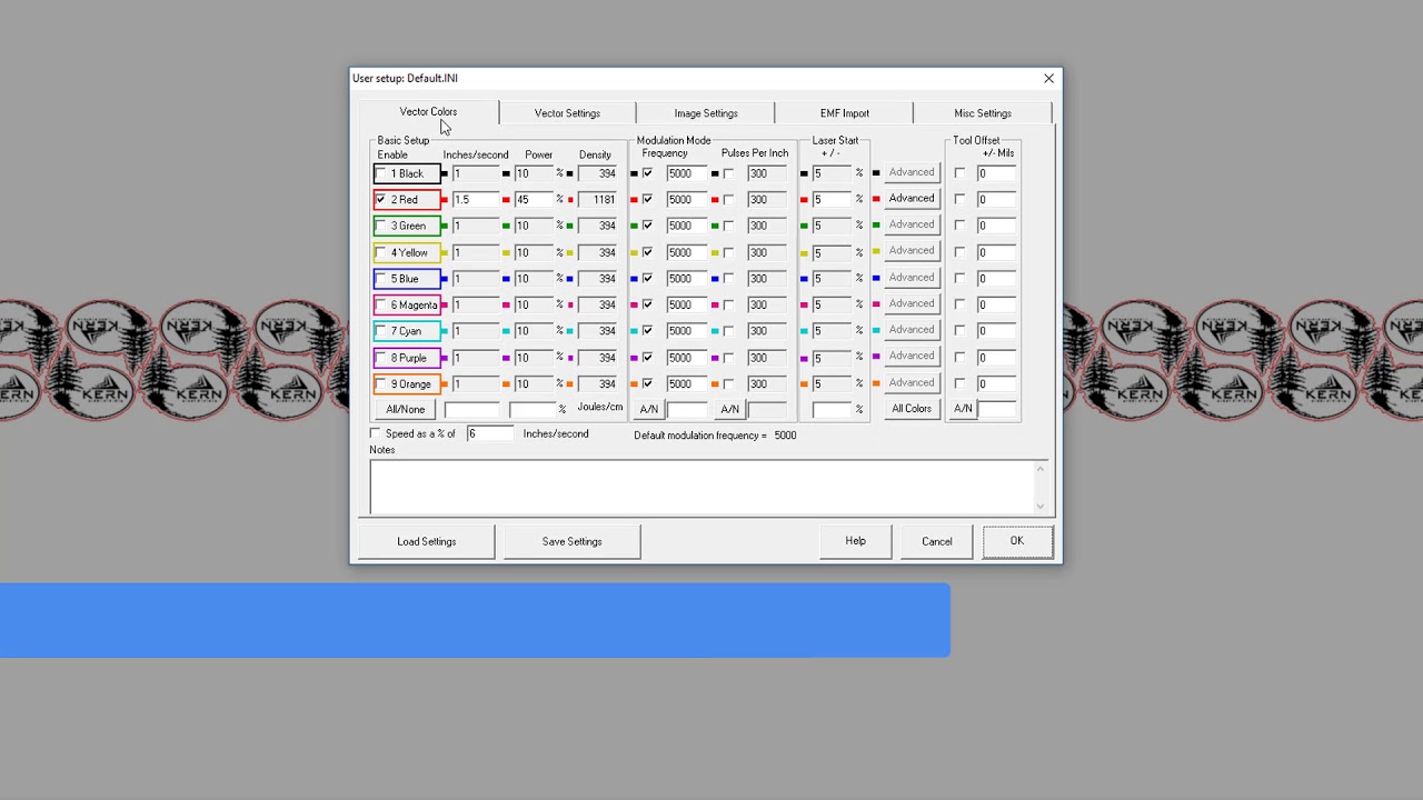 Time Estimator - KCAM - Kern Laser Systems