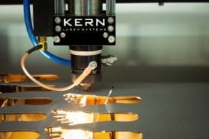 production industrial laser metal cutting