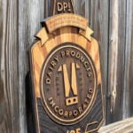 wood signage