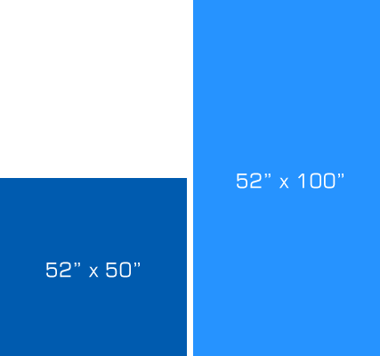 table sizes