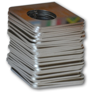 stack of cut parts