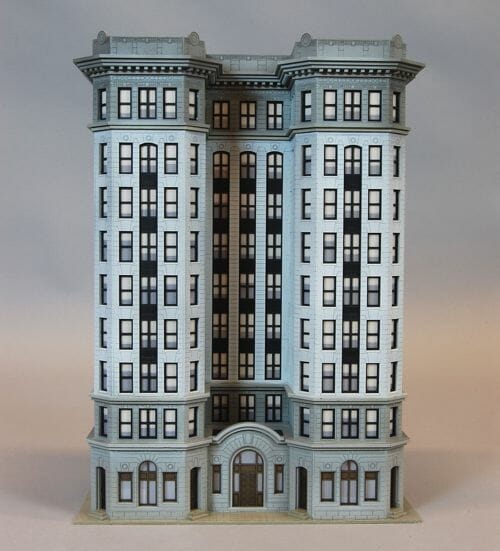 Commercial Building laser cut model