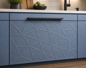 MDF Kitchen Blue